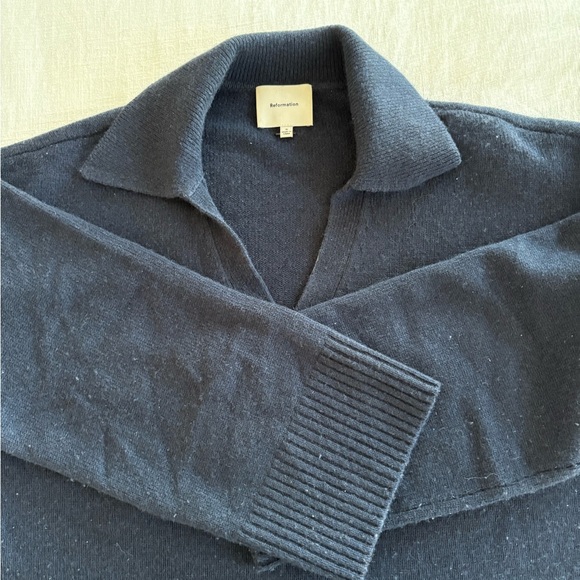 Reformation Oversized Sawyer cashmere sweater (Small) - Picture 7 of 8